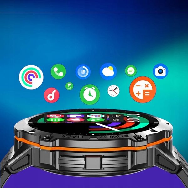 SMARTWATCH męski Rubicon ALWAYS DISPLAY KOMPAS BAROMETR AI zdjęcie 15