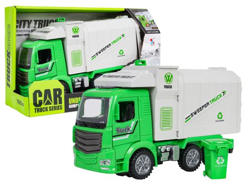 Śmieciarka Z Funkcją Świateł I Dźwięku Zielona na Arena.pl