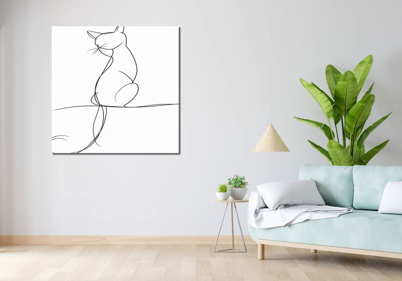 Obraz 100x100cm Linie Wyrazu zdjęcie 2