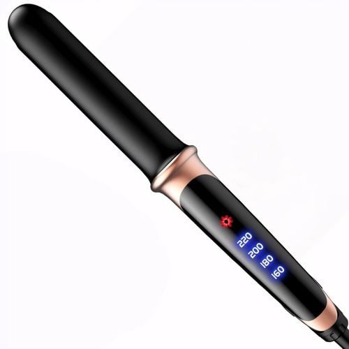 PROSTOWNICA DO WŁOSÓW CERAMICZNA EKRAN LCD 2W1 LOKÓWKA LEKKA CZARNA na Arena.pl