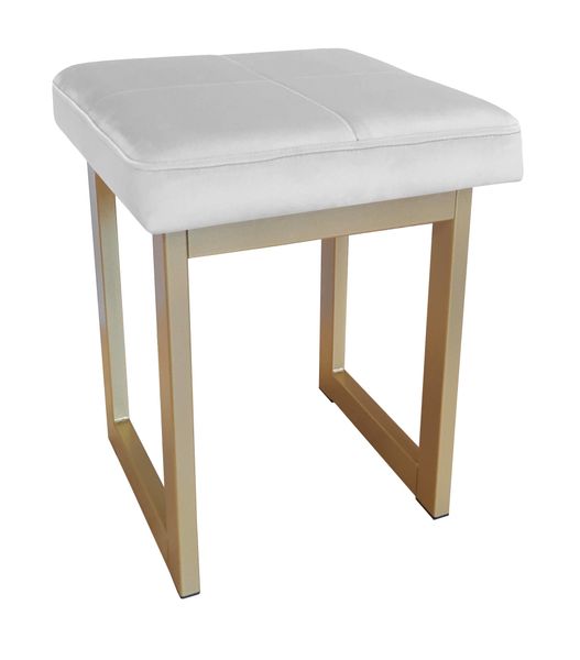 TABORET SOLID 45cm STOŁEK LOFT podstawa złota MG39 zdjęcie 1