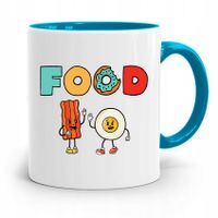 Kubek Błękitny Prezent Dla Najlepszego Kucharza Z Nadrukiem Ze Zdjęciem