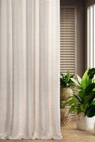 ZASŁONA GOTOWA JULA2 TAŚMA 140 X 270 CM LEN BEŻOWY STYL EKO RÓŻNE