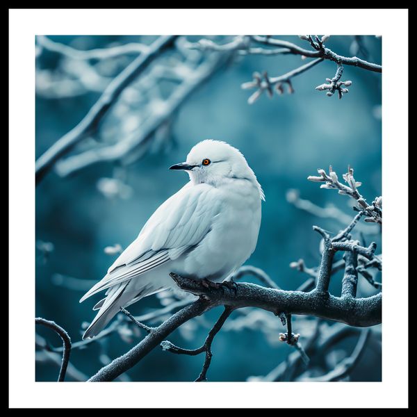 Plakat 40x40cm Perłowy Ptak zdjęcie 3