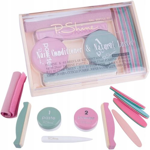 Japoński Manicure P.Shine Do Japońskiego Manicure Japanese Duży ZESTAW 9w1 na Arena.pl