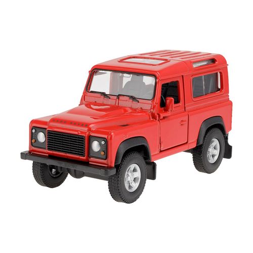 Model 1:34, Land Rover Defender, czerwony na Arena.pl