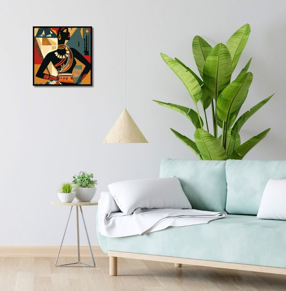Plakat 40x40cm Afrykańska Mozaika zdjęcie 4