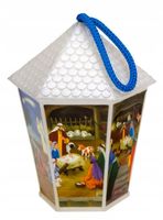 Lampion adwentowy - roraty - led - plastikowy