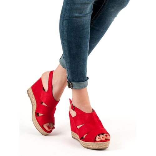 Czerwone Sandały Espadryle r.41 na Arena.pl