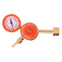 mosiężny reduktor butlowy do gazu propan butan lpg duży manometr