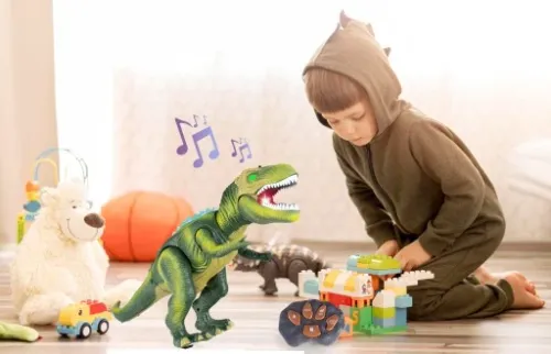 DINOZAUR R/C ROBOT ZDALNIE STEROWANY LED MUZYKA na Arena.pl