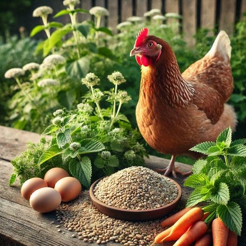 Naturalna Karma Nioska z Ziołami Kruszonka Pasza dla Kur Niosek na Arena.pl