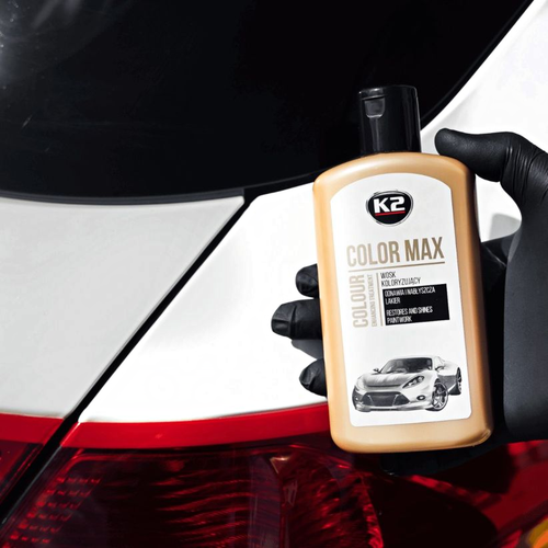 K2 COLOR MAX 250ML WOSK KOLORYZUJĄCY DO LAKIERU REGENERUJĄCY BIAŁY na Arena.pl