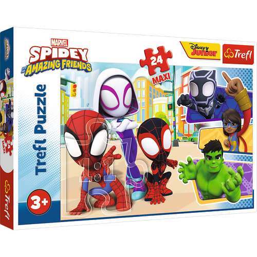 Puzzle Trefl 24 Elementy Maxi- Spidey I Przyjaciele” / Spidey Trefl  14348 na Arena.pl