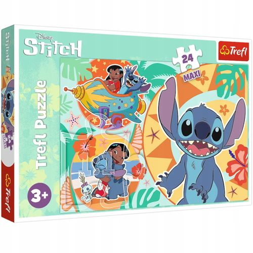 PUZZLE 24 MAXI WESOŁY DZIEŃ LILO&STITCH 14365 na Arena.pl