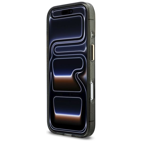 etui guess iml glitters script strap     magsafe do iphone 17 pro czarny zdjęcie 5