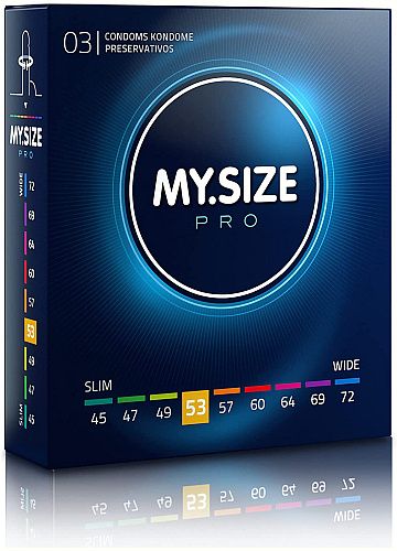 Prezerwatwywy MY.SIZE Pro 53 mm - 3 szt zdjęcie 2
