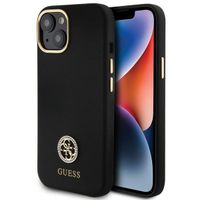 Guess GUHCP15SM4DGPK iPhone 15 / 14 / 13 6.1" czarny/black hardcase Silicon