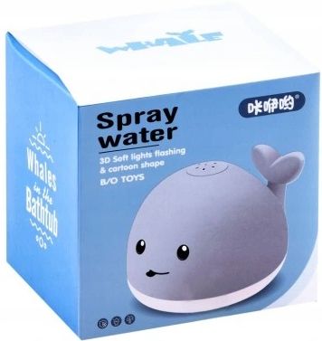 Pływająca FONTANNA do kąpieli WIELORYB LED świeci na Arena.pl