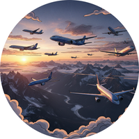 Opłatek na tort Urodziny Samolot Samoloty Myśliwiec Lot Loty Pilot