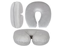 Poduszka podróżna pianka memory rogal na szyję