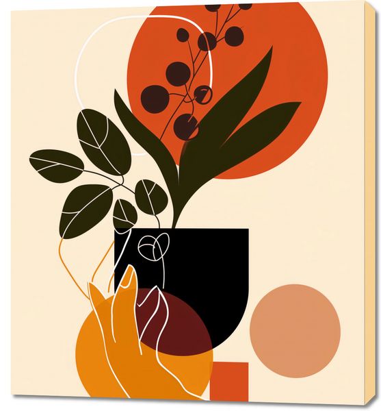 Obraz 90x100cm Dotyk Naturalności zdjęcie 1