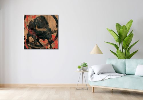 Plakat 80x80cm Bycza Niezłomność na Arena.pl