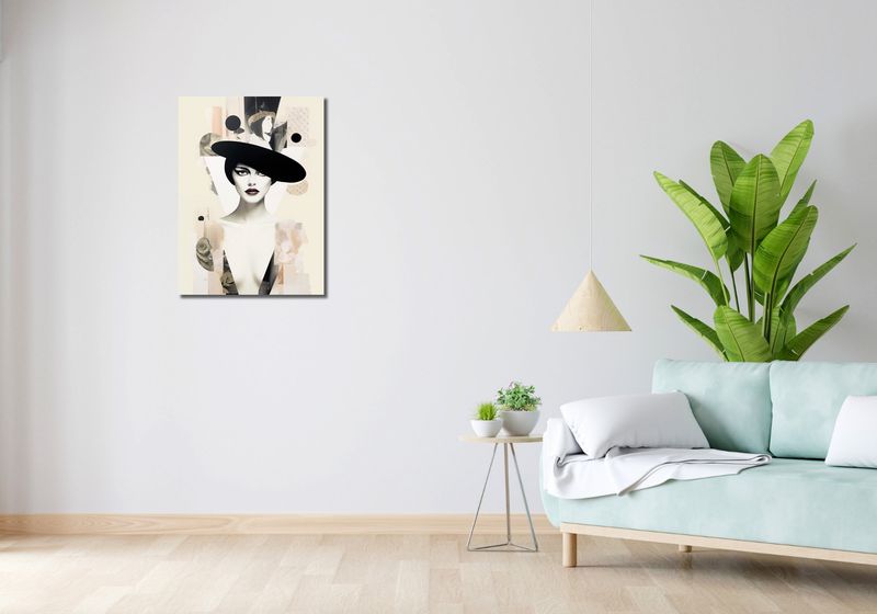 Obraz 50x70cm Portret en Décalage zdjęcie 2