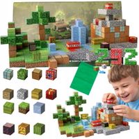 Klocki magnetyczne konstrukcyjne Minecraft XXL 292szt. BL101-83