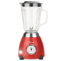 BLENDER KIELICHOWY CZERWONY 2 BIEGI PULSE RETRO 500W
