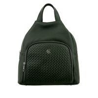 Damski plecak skórzany Canaletto z tłoczeniem plecionki – elegancja i funkcjonalność na co dzień P420s41t6