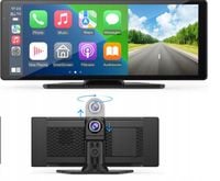 APHQUA Przenośne bezprzewodowe radio samochodowe Apple CarPlay i Android