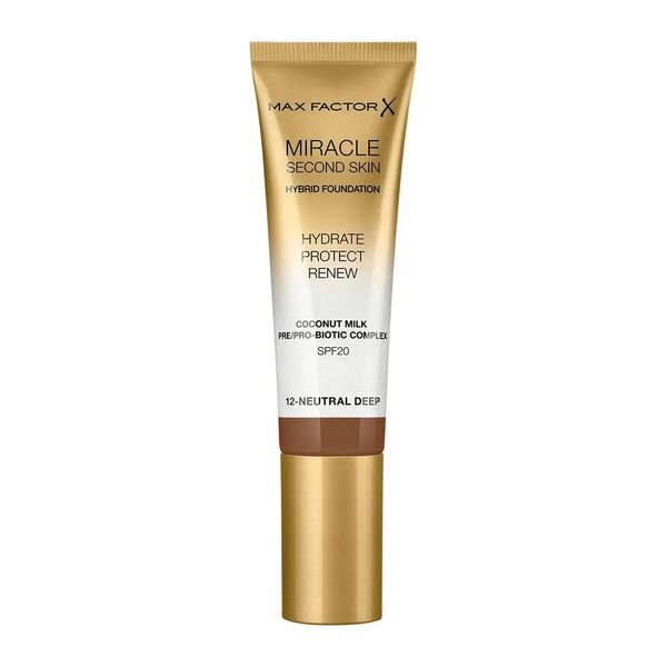 Max Factor Miracle Second Skin Podkład Do Twarzy 30 Ml 12 Neutral Deep zdjęcie 5