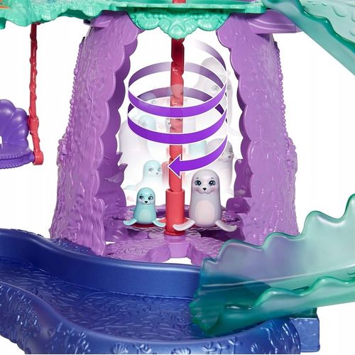 ENCHANTIMALS SYRENKI PARK WODNY + LALKA FOCZKA zestaw do zabawy dla dzieci na Arena.pl