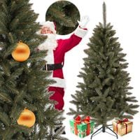 CHOINKA SZTUCZNA JAK ŻYWA ŚWIERK KAUKASKI PREMIUM 180 CM GĘSTA + STOJAK