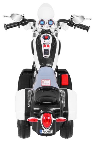 Motorek Chopper Nightbike Biały na Arena.pl