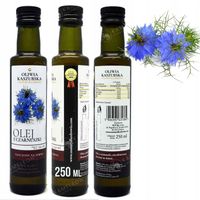 OLEJ Z NASION CZARNUSZKI TŁOCZONY NA ZIMNO nierafinowany Czarnuszka 250ml