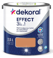 DEKORAL EFFECT 3W1 PLAMOODP.MIEDZIANY BRĄZ 33 2.5L