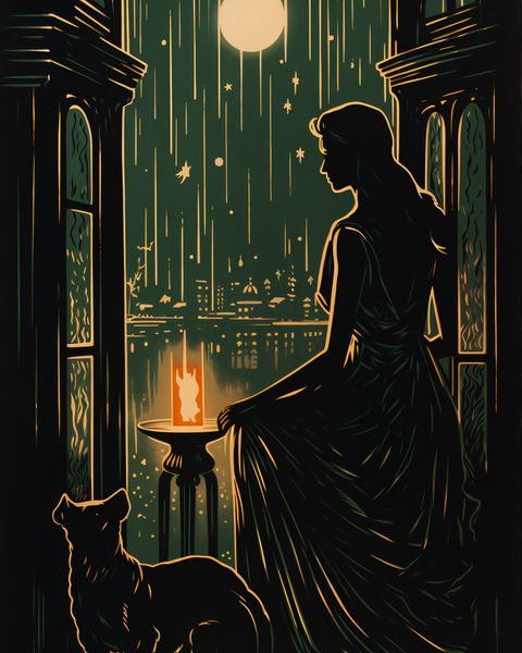 Plakat 40x50cm Nocne Szeptanie zdjęcie 1