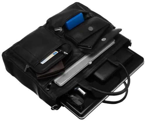 pojemna torba ze skóry naturalnej na laptopa 15 cali na Arena.pl