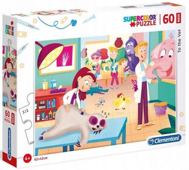 CLE puzzle 60 maxi To the Vet 26446 zdjęcie 2