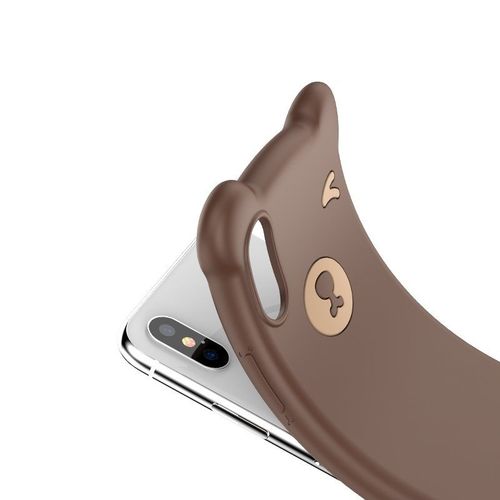 Etui Baseus Bear Iphone X / Xs - Brązowe na Arena.pl