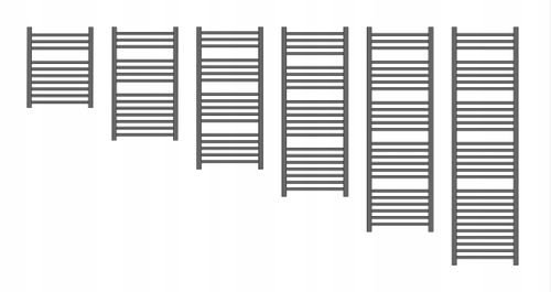 GRZEJNIK ŁAZIENKOWY -DRABINKA 1350/450 SREBRNY na Arena.pl