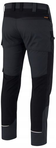 ELASTYCZNE Spodnie ROBOCZE Męskie BHP STRETCH MOCNE OCHRONNE SPANDEX SZARE na Arena.pl