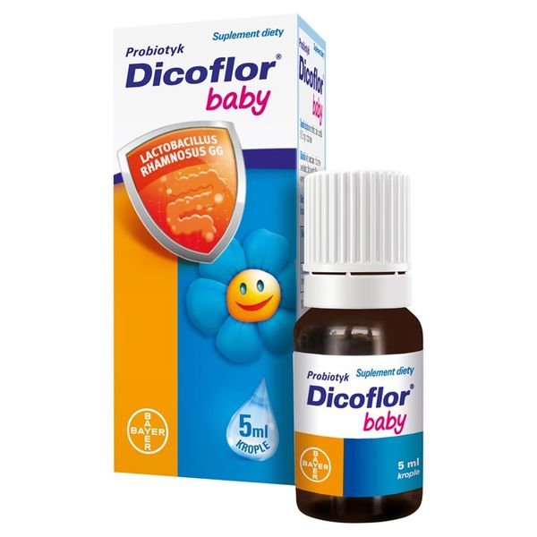 Dicoflor baby krople 5 ml zdjęcie 4