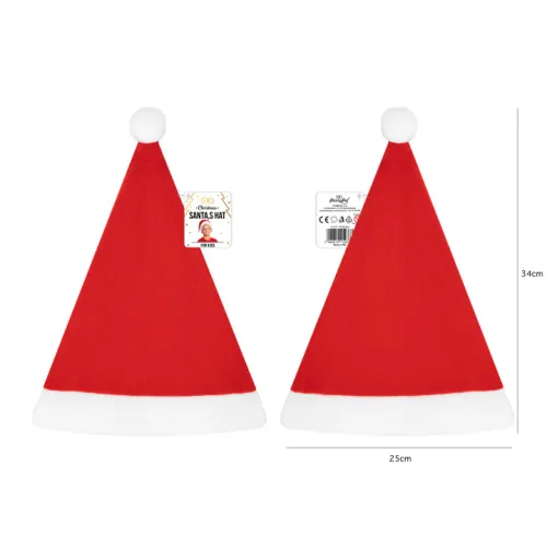 Czapka Mikołaja gładka 50cm na Arena.pl