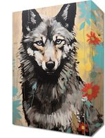 Obraz 20x30cm Przenikliwość Wilczej Natury