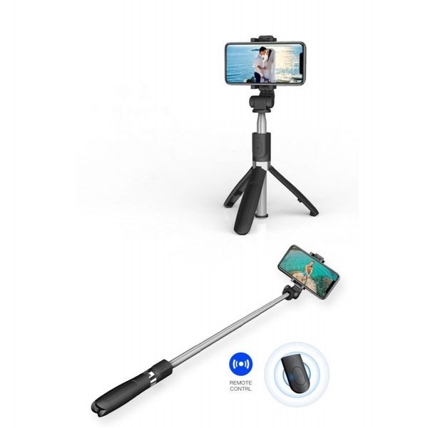 TECH-PROTECT L01S BLUETOOTH SELFIE STICK TRIPOD BLACK zdjęcie 6