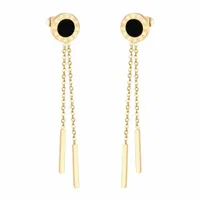 Kolczyki Stal Chirurgiczna Złote Wiszące