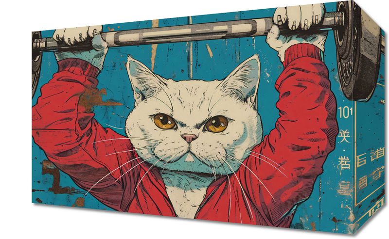 Obraz 30x20cm Mistrz Ciężarów zdjęcie 1